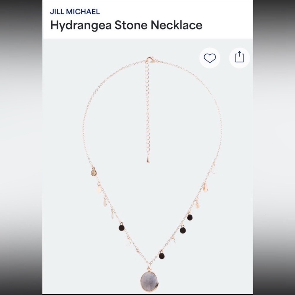 Jill Michael, NWOT - Hydrangea Stone Necklace